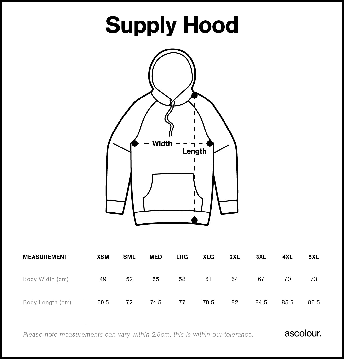 Unisex Supply Hood - Design #3